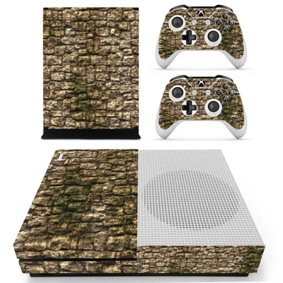 Rusted stone Wall print decal skin for Xbox one S Console .. Rusted stone Wall print decal skin for Xbox one S Console ..