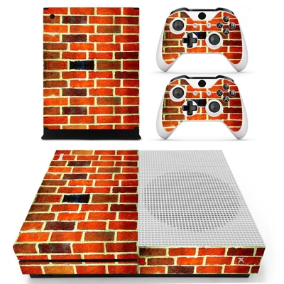 Brick wall decal skin for Xbox one S Console and 2 Control.. Brick wall decal skin for Xbox one S Console and 2 Control..