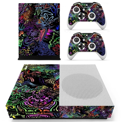 Trippy covers decal skin for Xbox one S Console and 2 Cont.. Trippy covers decal skin for Xbox one S Console and 2 Cont..