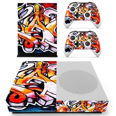 Graffiti tapet decal skin for Xbox one S Console and 2 Con.. Graffiti tapet decal skin for Xbox one S Console and 2 Con..