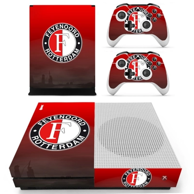 Feyenoord Rotterdam decal skin for Xbox one S Console and 2 Controllers