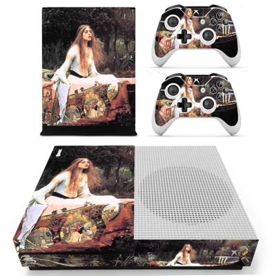 The lady of shalott decal skin for Xbox one S Console and .. The lady of shalott decal skin for Xbox one S Console and ..