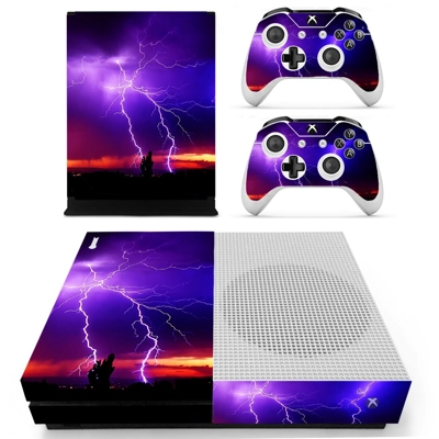 Lightning sky decal skin for Xbox one S Console and 2 Cont.. Lightning sky decal skin for Xbox one S Console and 2 Cont..