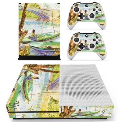 Fishing in spring decal skin for Xbox one S Console and 2 .. Fishing in spring decal skin for Xbox one S Console and 2 ..