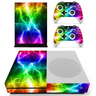 Colorful Lightning decal skin for Xbox one S Console and 2.. Colorful Lightning decal skin for Xbox one S Console and 2..