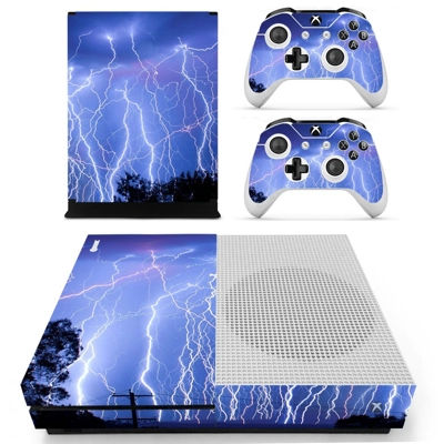 Lightning sky decal skin for Xbox one S Console and 2 Cont.. Lightning sky decal skin for Xbox one S Console and 2 Cont..