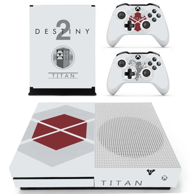 Destiny 2 Titan Crest decal skin for Xbox one S Console and 2 Controllers