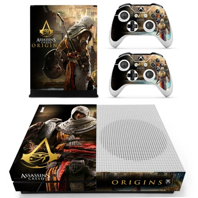 Assassin's Creed Origins decal skin for Xbox one S Console.. Assassin's Creed Origins decal skin for Xbox one S Console..