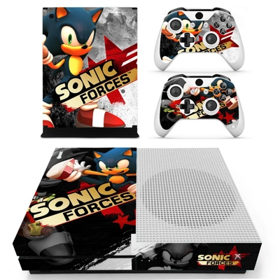 Sonic Forces decal skin for Xbox one S Console and 2 Controllers