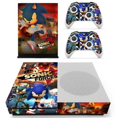 Sonic Forces decal skin for Xbox one S Console and 2 Contr.. Sonic Forces decal skin for Xbox one S Console and 2 Contr..