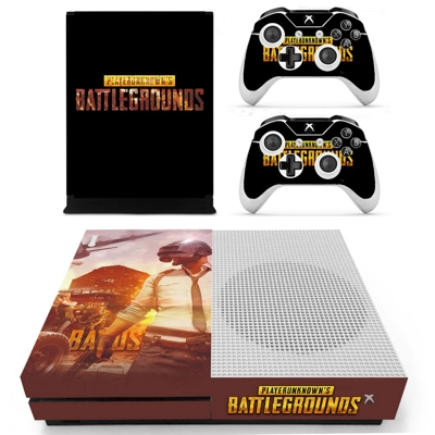 Playerunknown's Battlegrounds decal skin for Xbox one S Console and 2 Controllers