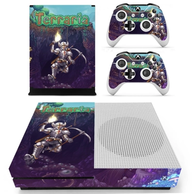 Terraria decal skin for Xbox one S Console and 2 Controllers Terraria decal skin for Xbox one S Console and 2 Controllers