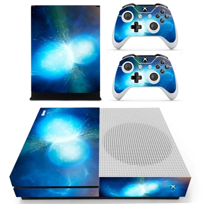 Bursting Moon decal skin for Xbox one S Console and 2 Cont.. Bursting Moon decal skin for Xbox one S Console and 2 Cont..