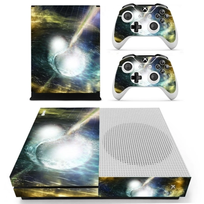 Bursting Moon decal skin for Xbox one S Console and 2 Cont.. Bursting Moon decal skin for Xbox one S Console and 2 Cont..