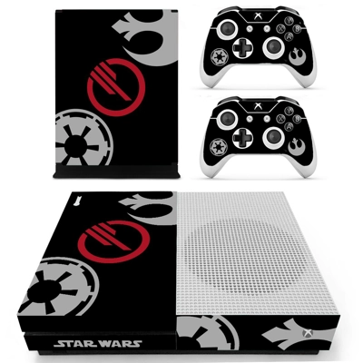 Star Wars Black decal skin for Xbox one S Console and 2 Co.. Star Wars Black decal skin for Xbox one S Console and 2 Co..