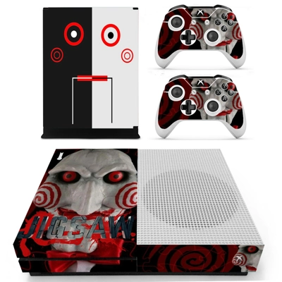 Jigsaw decal skin for Xbox one S Console and 2 Controllers Jigsaw decal skin for Xbox one S Console and 2 Controllers