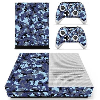 Camouflage decal skin for Xbox one S Console and 2 Control.. Camouflage decal skin for Xbox one S Console and 2 Control..