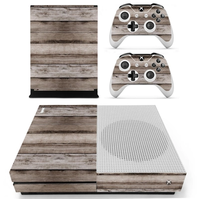 Barn Wood decal skin for Xbox one S Console and 2 Controllers