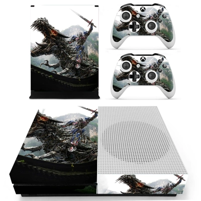 Transformers Age of Extinction decal skin for Xbox one S Console and 2 Controllers