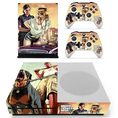 Grand Theft Auto V decal skin for Xbox one S Console and 2.. Grand Theft Auto V decal skin for Xbox one S Console and 2..