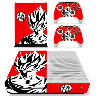 Goku decal skin for Xbox one S Console and 2 Controllers Goku decal skin for Xbox one S Console and 2 Controllers
