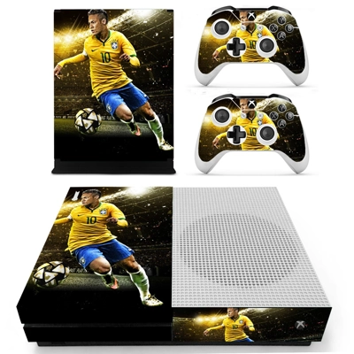 Neymar Jr decal skin for Xbox one S Console and 2 Controll.. Neymar Jr decal skin for Xbox one S Console and 2 Controll..