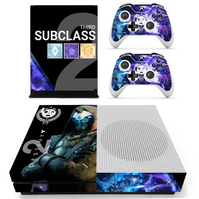 Destiny 2 decal skin for Xbox one S Console and 2 Controll.. Destiny 2 decal skin for Xbox one S Console and 2 Controll..