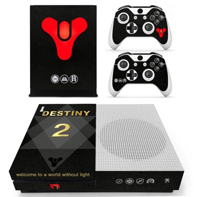 Destiny 2 decal skin for Xbox one S Console and 2 Controll.. Destiny 2 decal skin for Xbox one S Console and 2 Controll..