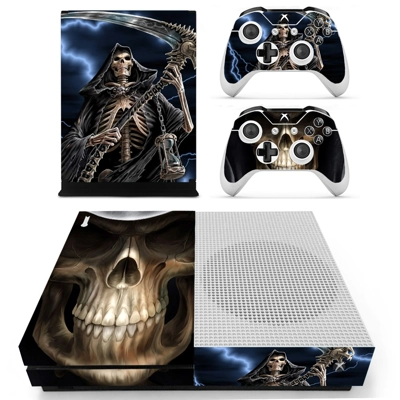 Skeleton decal skin for Xbox one S Console and 2 Controllers Skeleton decal skin for Xbox one S Console and 2 Controllers