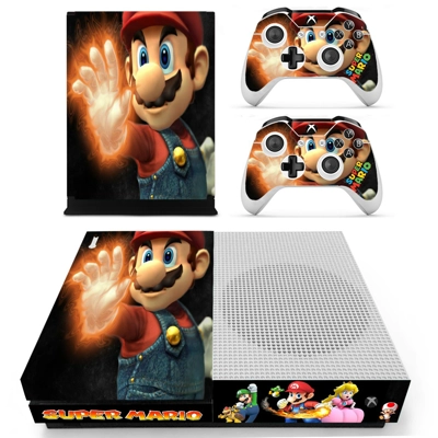 Super Mario decal skin for Xbox one S Console and 2 Contro.. Super Mario decal skin for Xbox one S Console and 2 Contro..