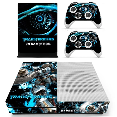 Transformers Devastation decal skin for Xbox one S Console and 2 Controllers
