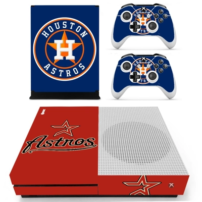 Houston Astros decal skin for Xbox one S Console and 2 Con.. Houston Astros decal skin for Xbox one S Console and 2 Con..