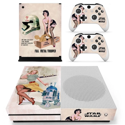 Star Wars decal skin for Xbox one S Console and 2 Controll.. Star Wars decal skin for Xbox one S Console and 2 Controll..