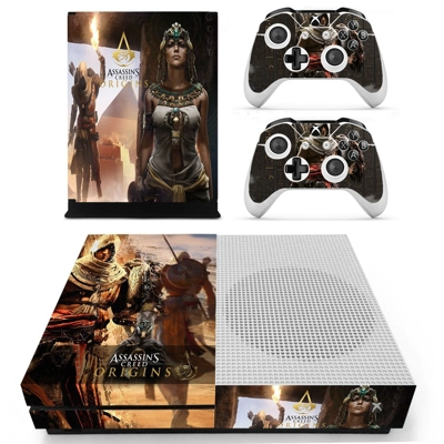 Assassin's Creed Origins decal skin for Xbox one S Console.. Assassin's Creed Origins decal skin for Xbox one S Console..