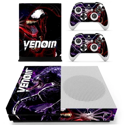 Venom decal skin for Xbox one S Console and 2 Controllers Venom decal skin for Xbox one S Console and 2 Controllers