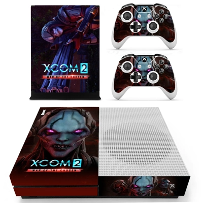 XCOM 2 War of the Chosen decal skin for Xbox one S Console and 2 Controllers