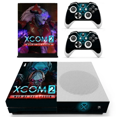 XCOM 2 War of the Chosen decal skin for Xbox one S Console and 2 Controllers