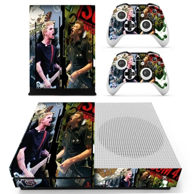 Green day sum 41 decal skin for Xbox one S Console and 2 C.. Green day sum 41 decal skin for Xbox one S Console and 2 C..