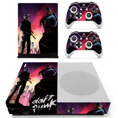 Daft Punk decal skin for Xbox one S Console and 2 Controll.. Daft Punk decal skin for Xbox one S Console and 2 Controll..