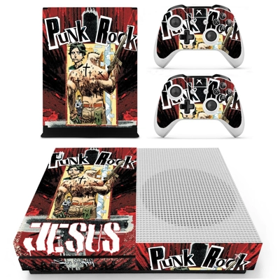 Punk Rock decal skin for Xbox one S Console and 2 Controll.. Punk Rock decal skin for Xbox one S Console and 2 Controll..