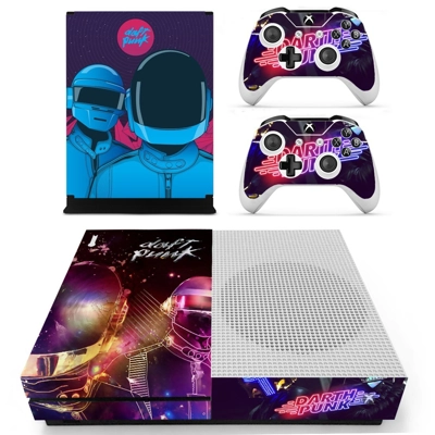 Daft Punk decal skin for Xbox one S Console and 2 Controll.. Daft Punk decal skin for Xbox one S Console and 2 Controll..