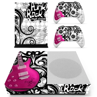 Punk Rock decal skin for Xbox one S Console and 2 Controll.. Punk Rock decal skin for Xbox one S Console and 2 Controll..