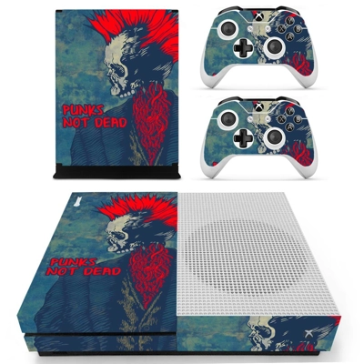 Punks Not Dead decal skin for Xbox one S Console and 2 Con.. Punks Not Dead decal skin for Xbox one S Console and 2 Con..