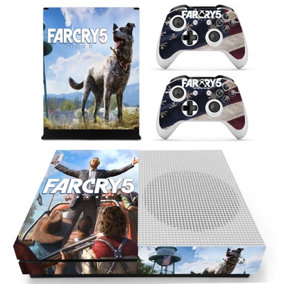 Far Cry 5 decal skin for Xbox one S Console and 2 Controllers