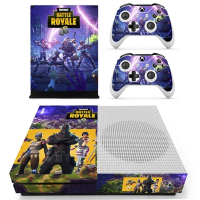 Fortnite decal skin for Xbox one S Console and 2 Controllers Fortnite decal skin for Xbox one S Console and 2 Controllers