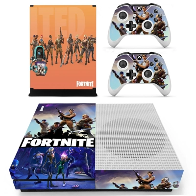 Fortnite decal skin for Xbox one S Console and 2 Controllers Fortnite decal skin for Xbox one S Console and 2 Controllers