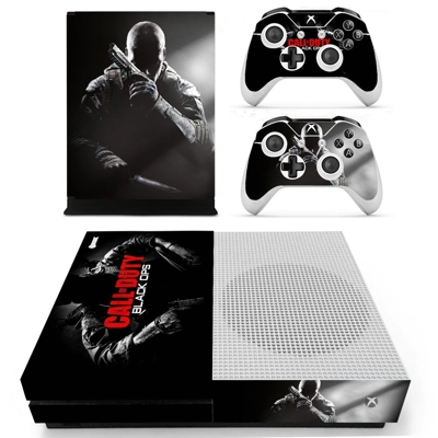 Call of Duty Black ops decal skin for Xbox one S Console and 2 Controllers
