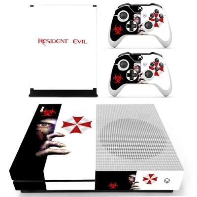 Resident Evil decal skin for Xbox one S Console and 2 Cont.. Resident Evil decal skin for Xbox one S Console and 2 Cont..