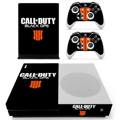 Call of Duty Black ops 4 decal skin for Xbox one S Console and 2 Controllers
