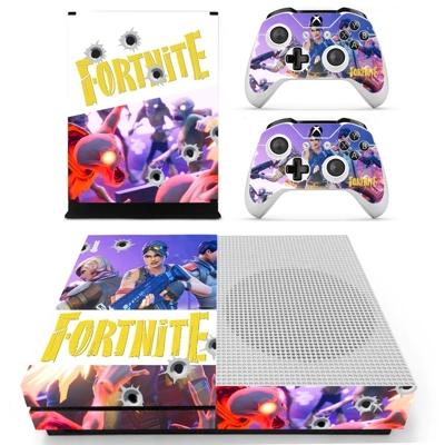 Fortnite decal skin for Xbox one S Console and 2 Controllers Fortnite decal skin for Xbox one S Console and 2 Controllers